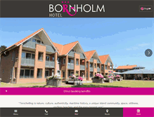 Tablet Screenshot of hotelbornholm.nl